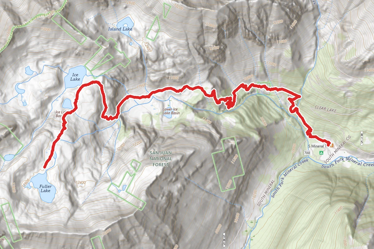 Ice Lakes Trail