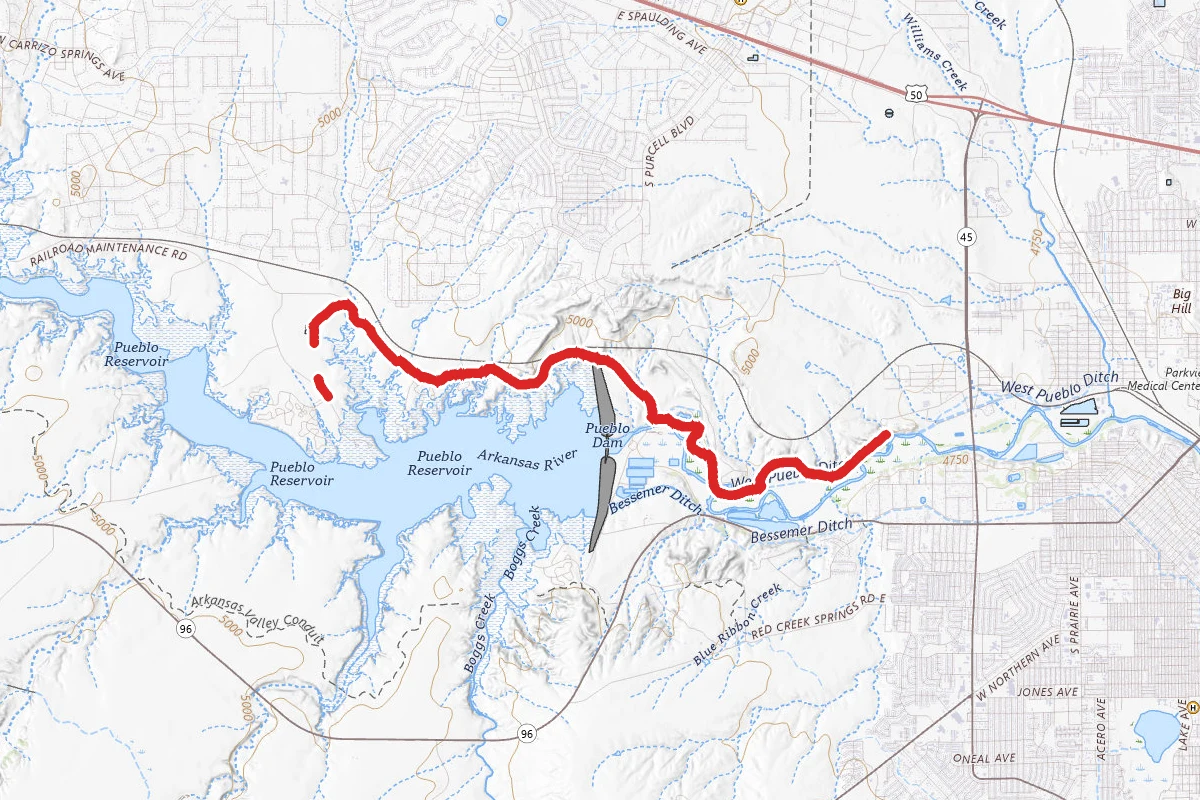 Pueblo Reservoir and Greenway Trail