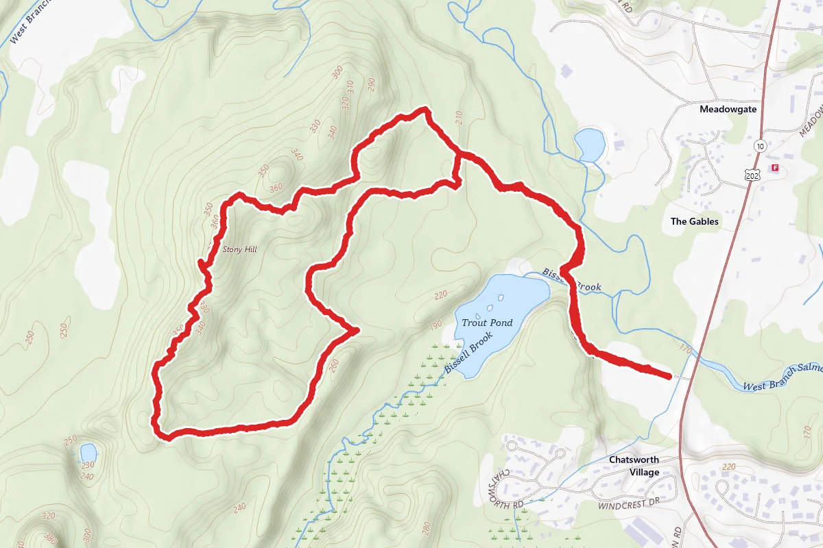 Mclean Blue To Red Trail