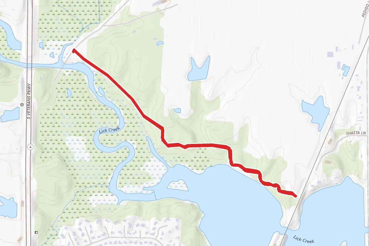 East Lick Creek Preserve Trail
