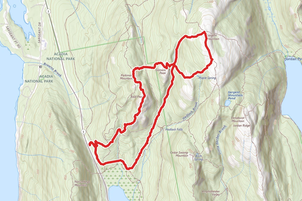 Parkman to Sargent to Maple Springs via Carriage Road