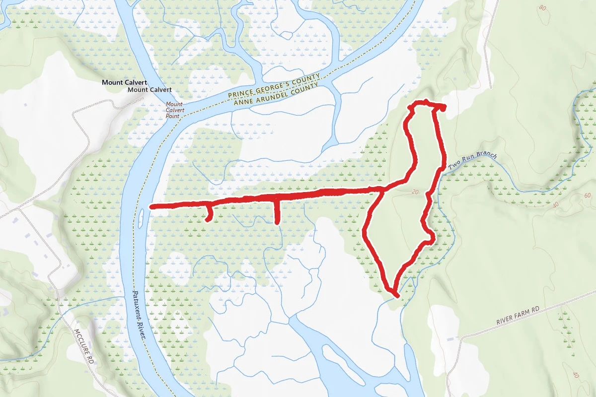 Railroad Bed and Otter Point Trail Loop