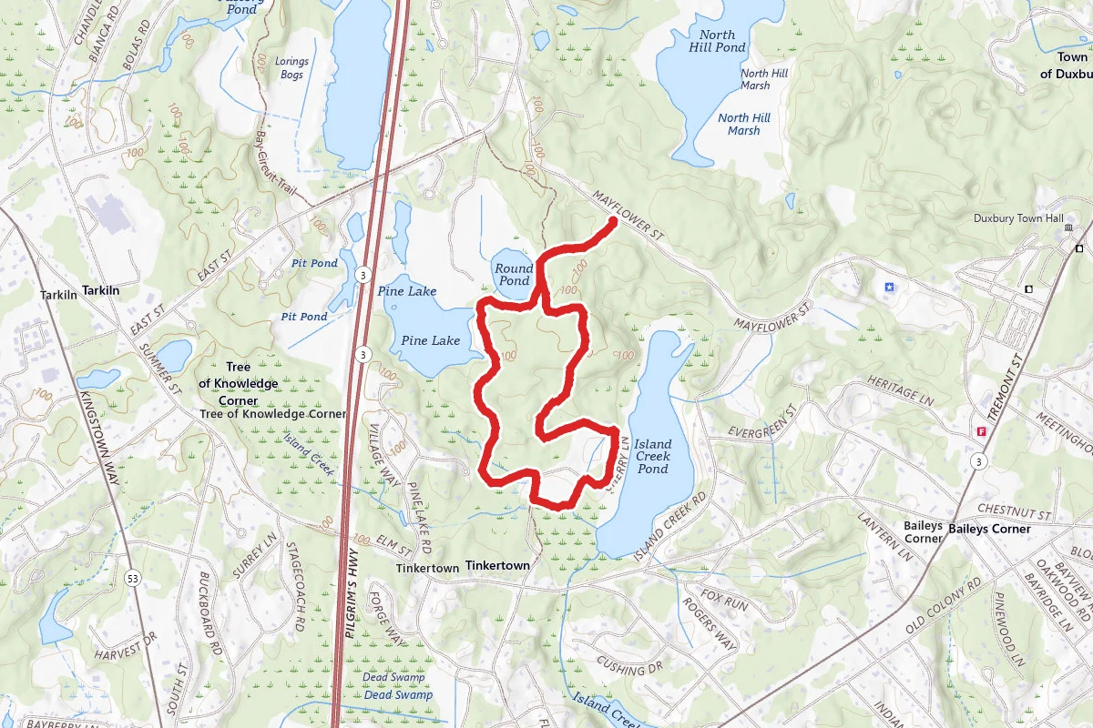 Round Pond to Island Creek Pond Loop