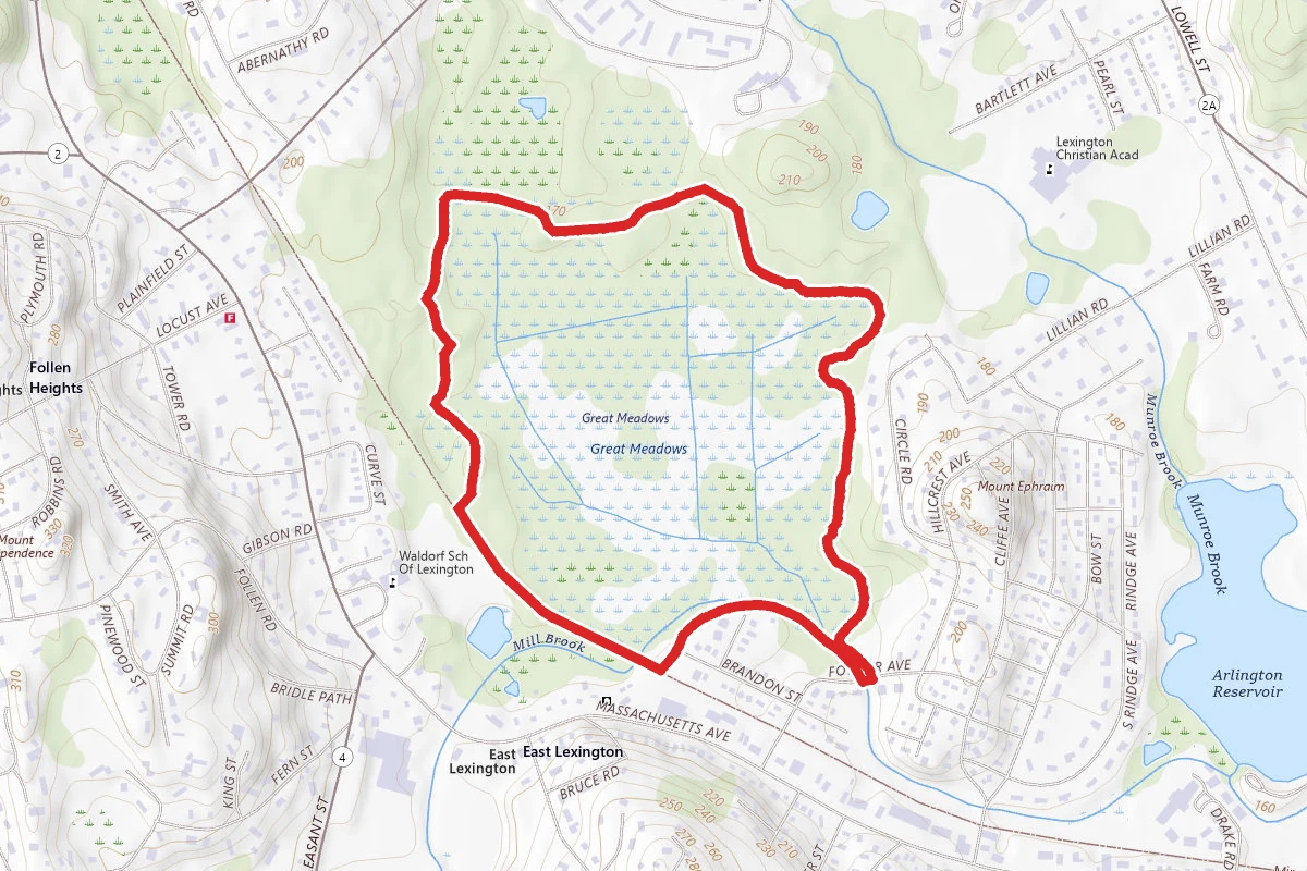 Arlington's Great Meadow Trail