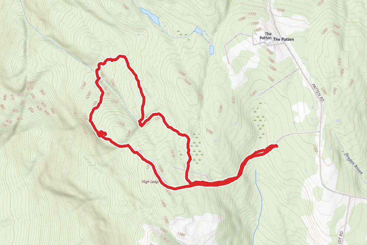 High Ledges via Dutch and Mary Barnard to Waterthrush Loop
