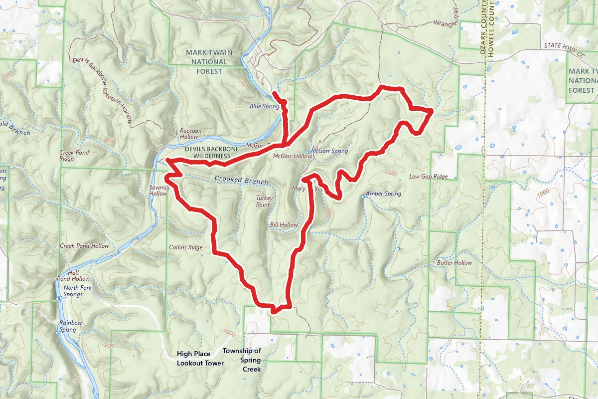 North Fork Recreation Area Trails