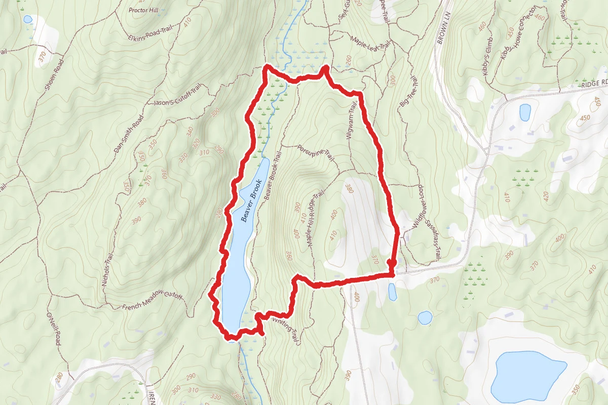 Cow Lane to Eastman Meadow Trail