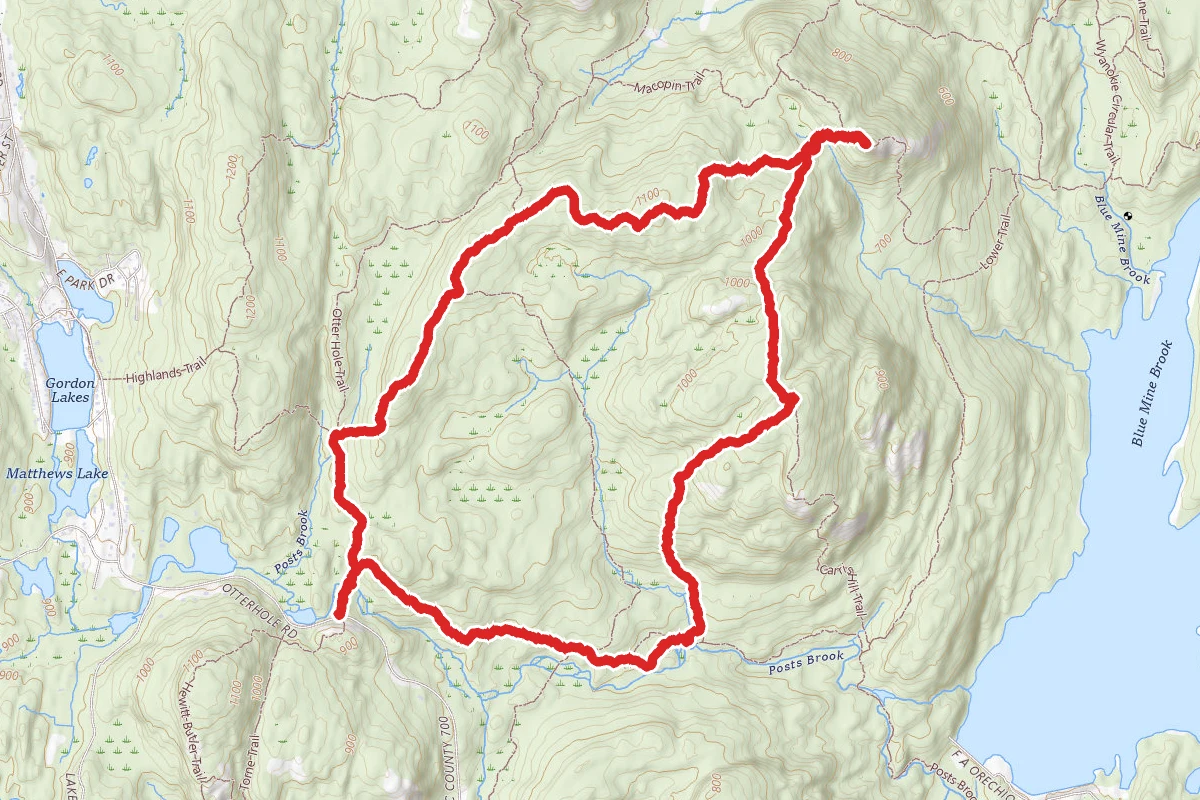 Highlands, Wyanokie Circular and Crest Loop