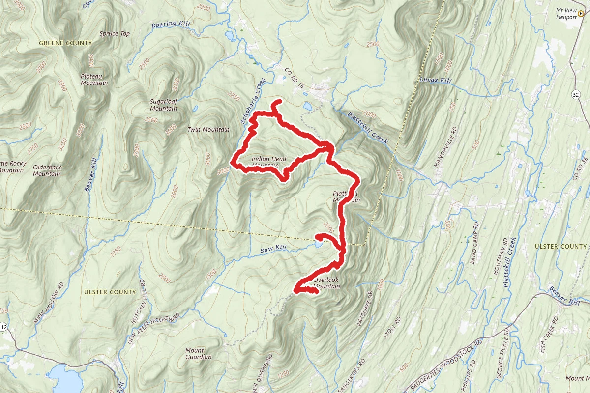 Overlook Mountain via Prediger Road Trailhead