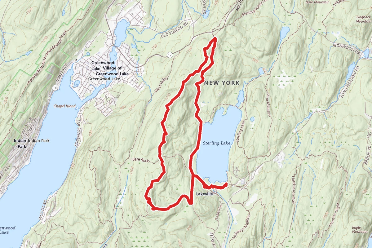 Sterling Ridge and Shore Loop