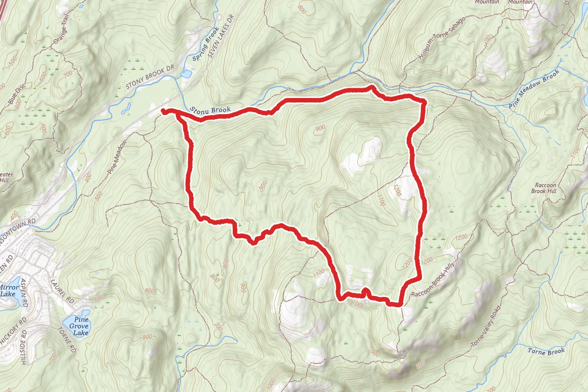 Pine Meadow to Reeve's Brook Loop Trail