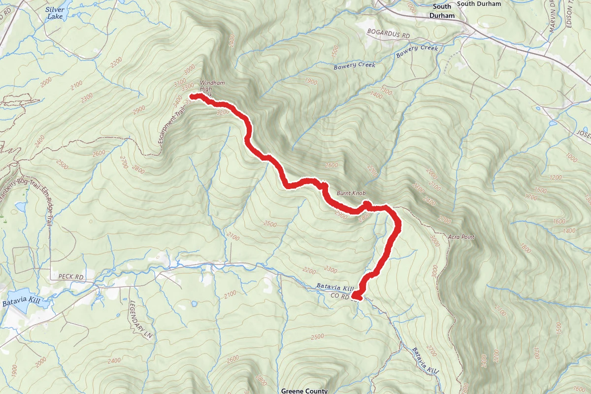 Windham High Peak via Black Dome Range Trailhead