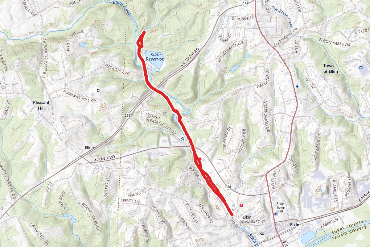 Overmountain Victory and Elkin and Allegheny Loop