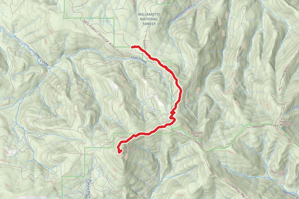 Sawtooth to Mount June