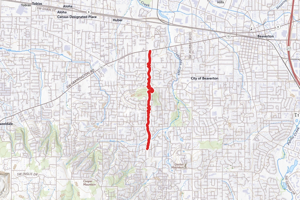Schuebach Park Westside Trail