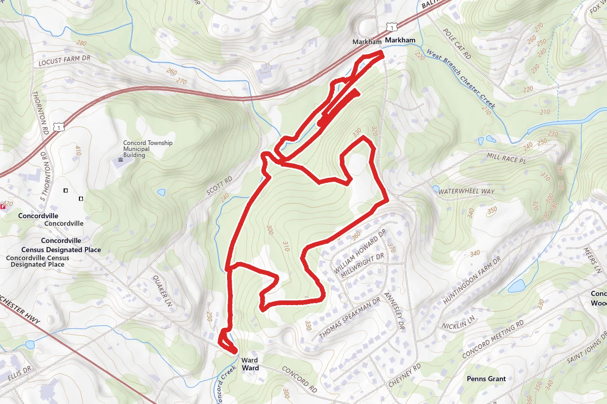 Newlin Grist Mill Park Loop