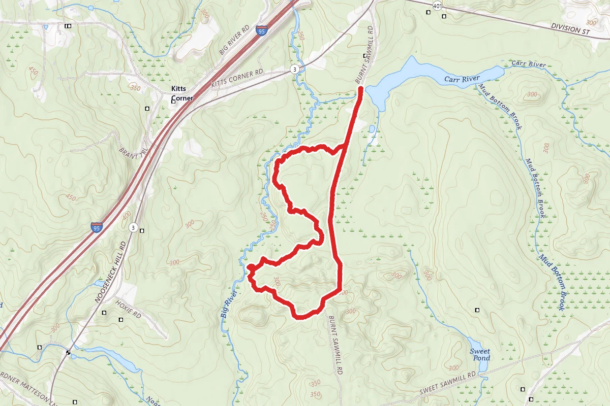 Upper Piney and Burnt Sawmill Road