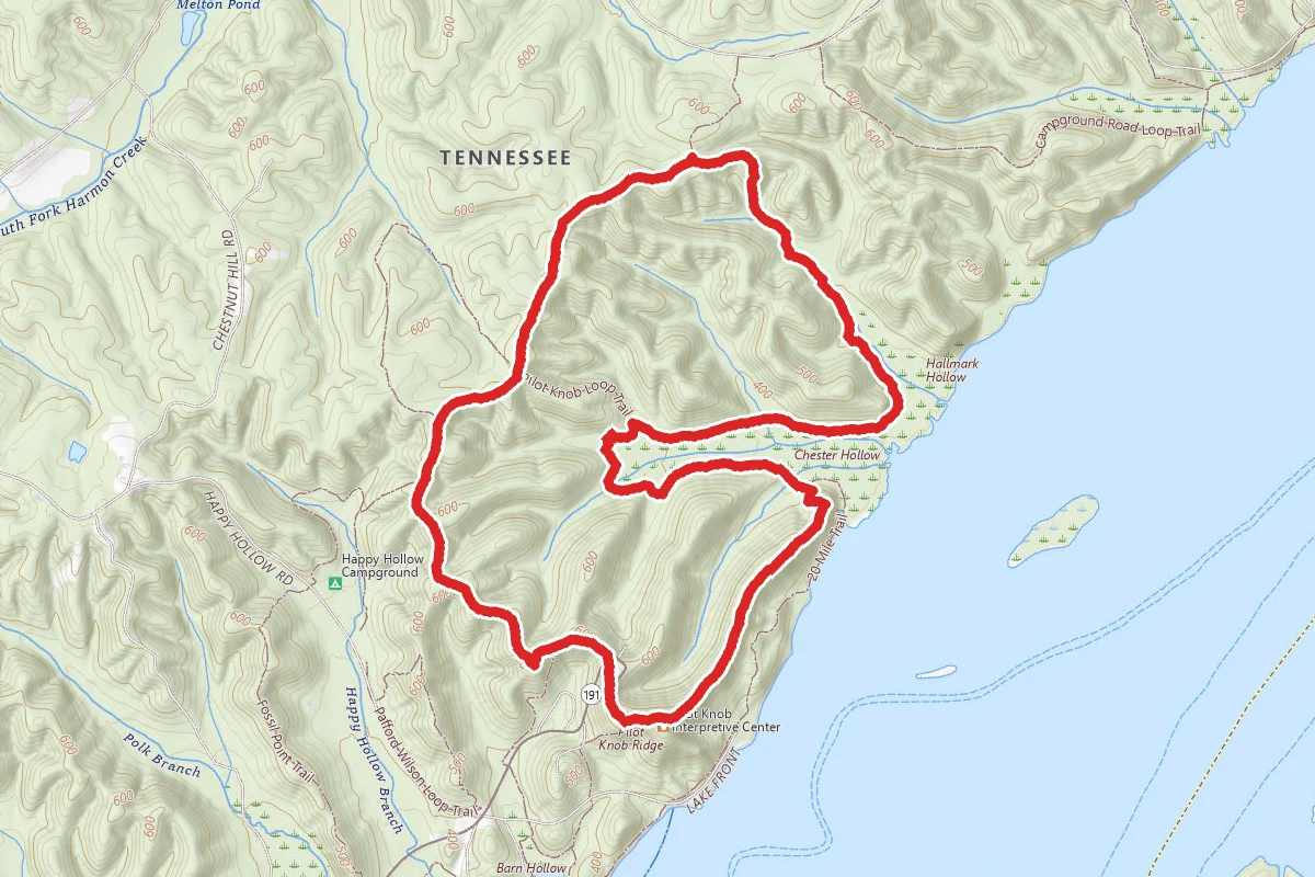 Pilot Knob Ridge and Hallmark Hollow Loop Trail