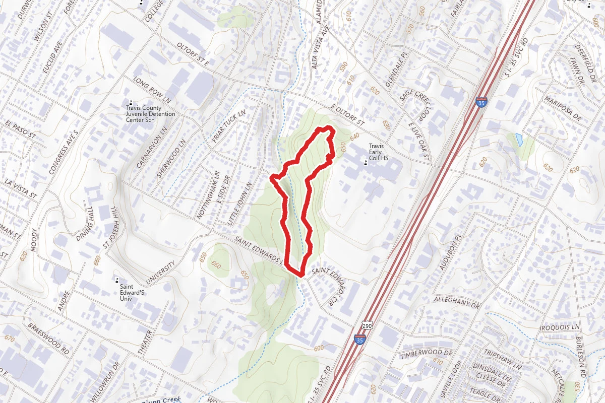 Blunn Creek Greenbelt Trail