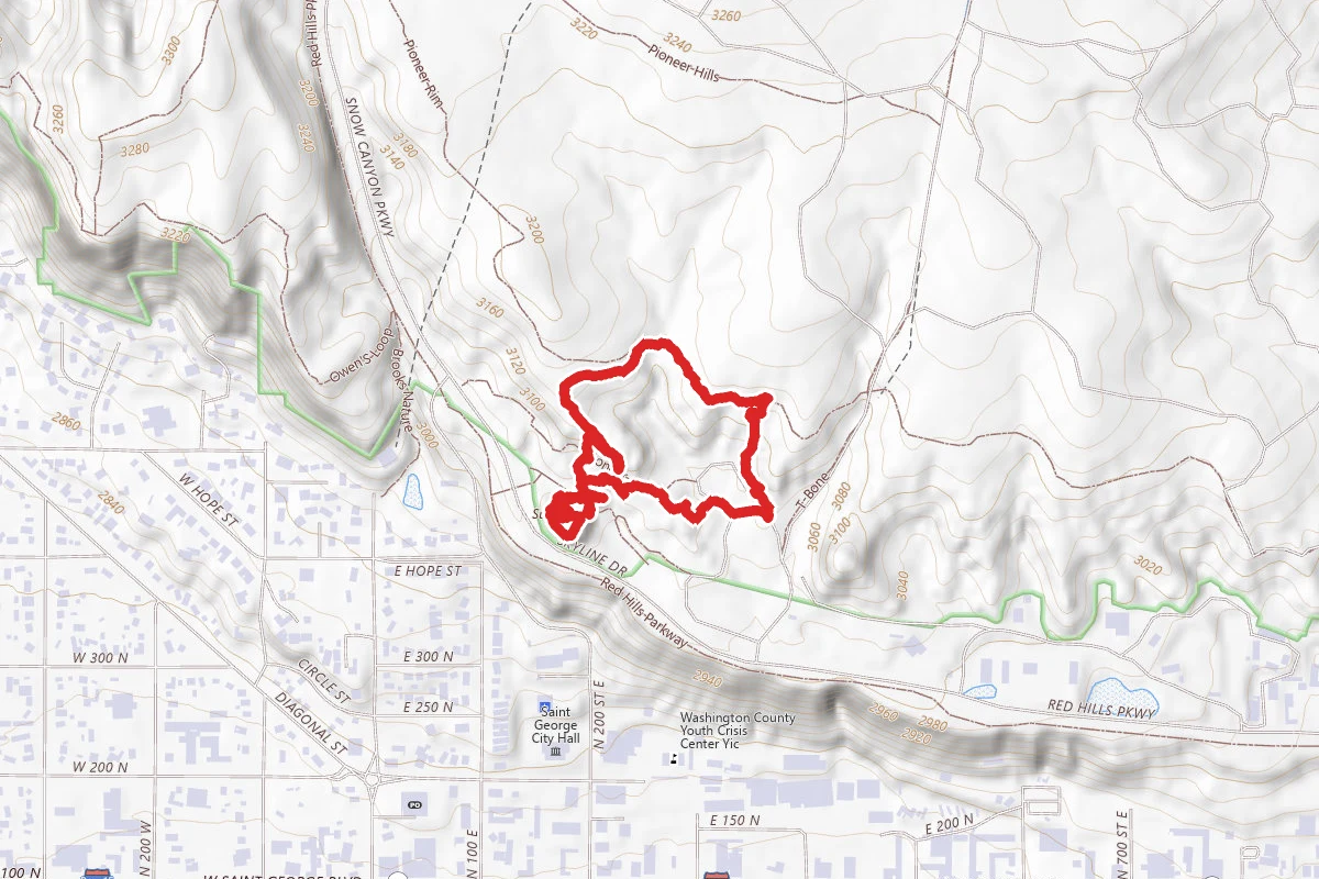 Pioneer Park and Sugarloaf Loop