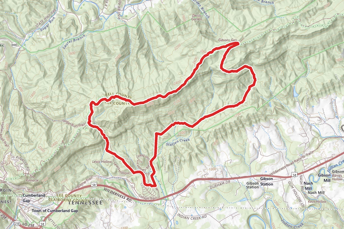 Gibson Gap Trail