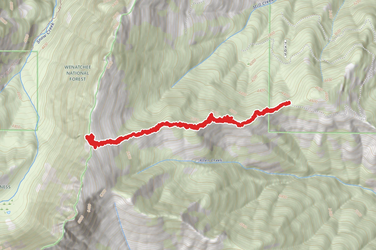 South Wedge Mountain Trail