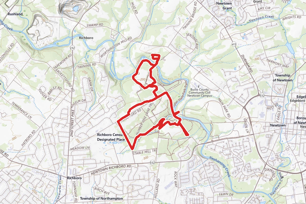 Tyler State Park Trail