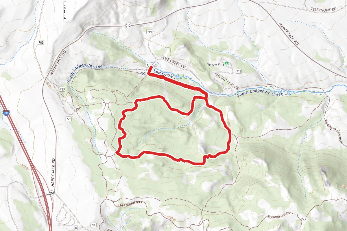 Aspen, Middle Aspen, & Pole Creek Loop Trails