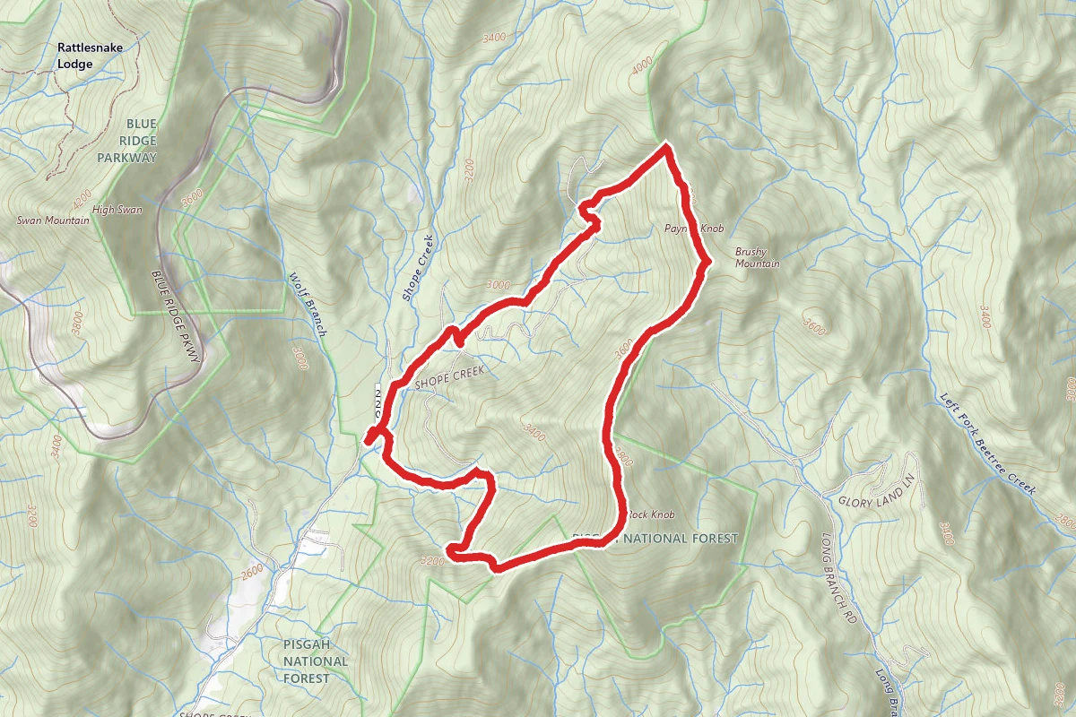 Shoppe Creek Rock Knob Loop