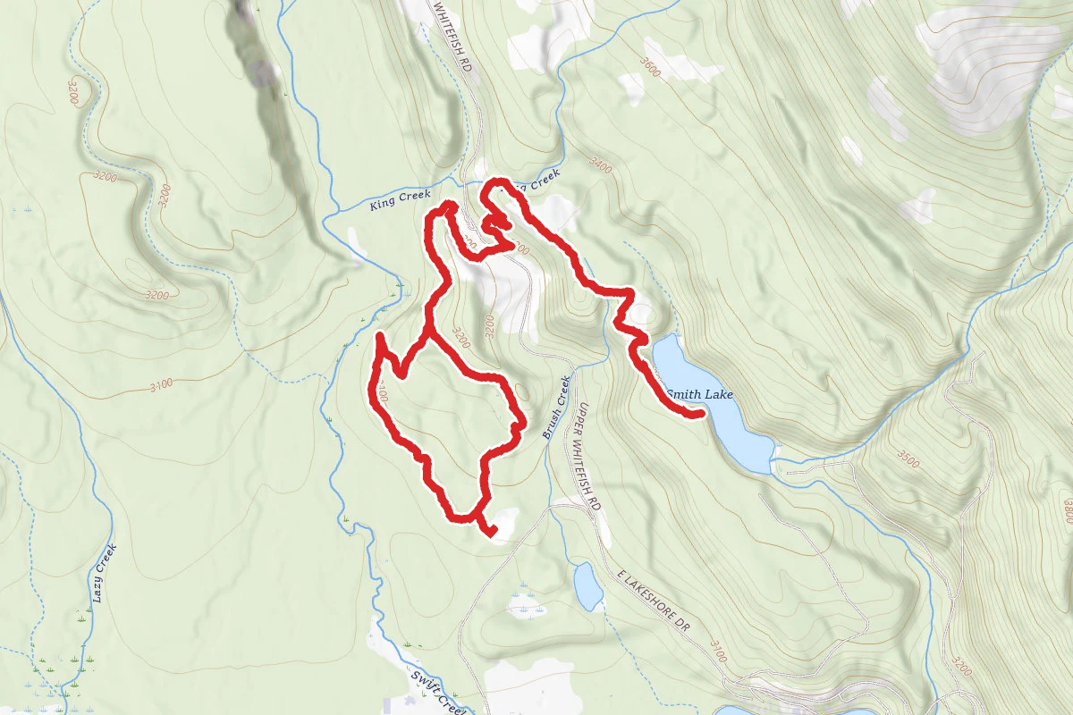 Smith Lake via Swift Creek Loop