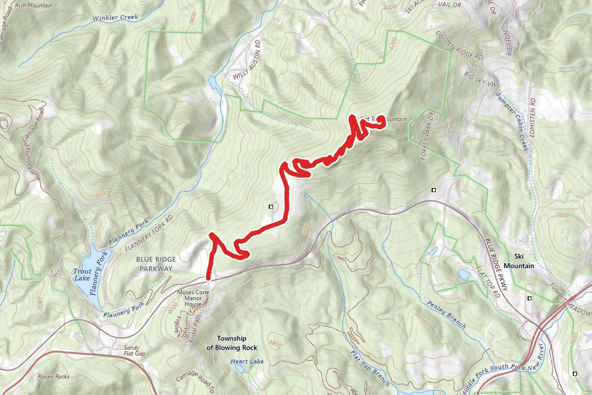 Flat Top Mountain Trail