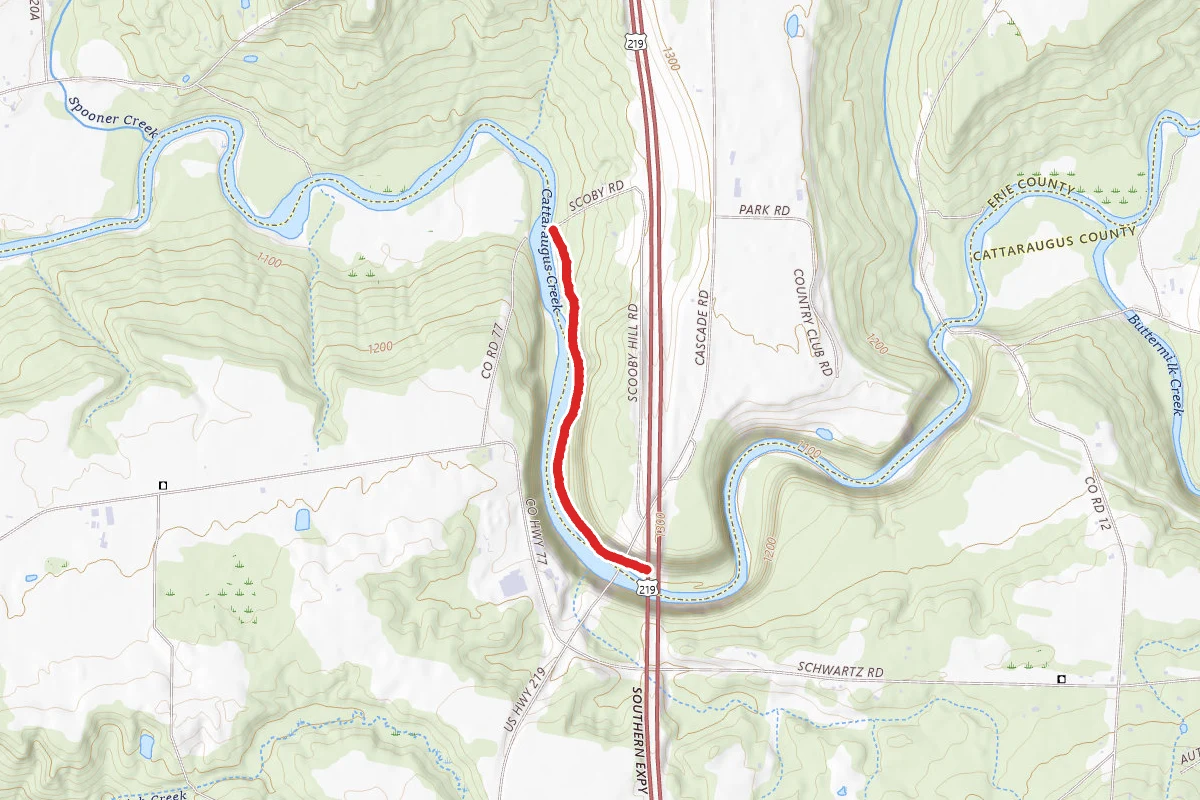 Scoby Dam Trail