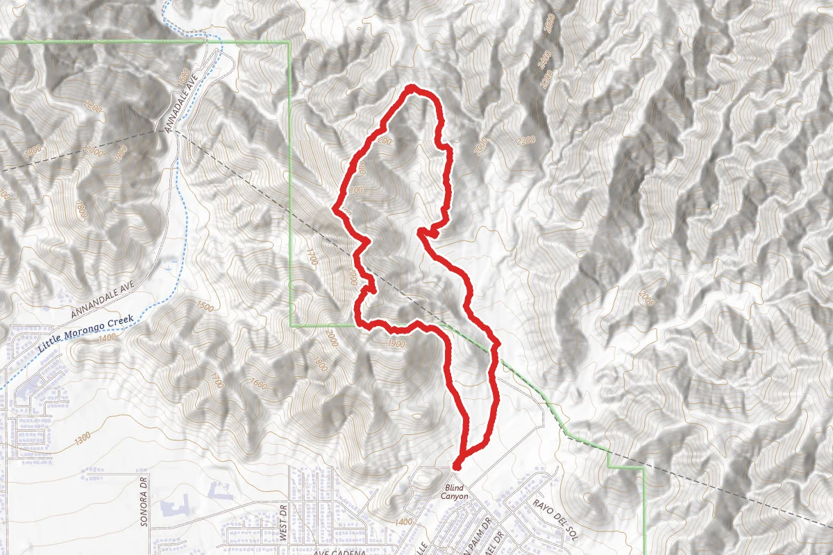 Blind Canyon Trail