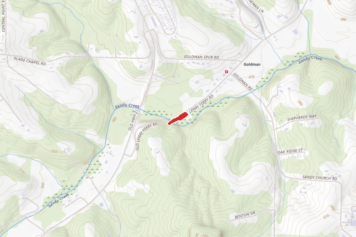Sandy Creek Covered Bridge Historic Site Walk