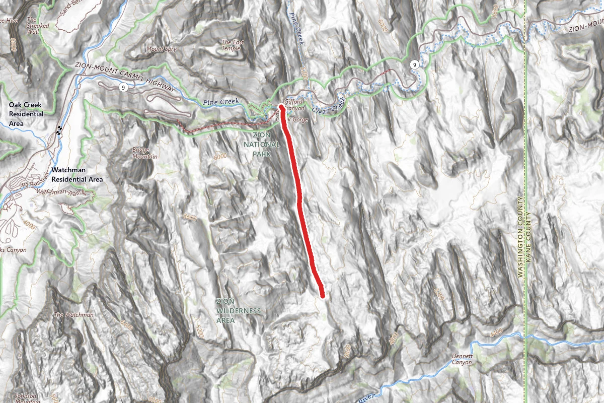 Gifford Canyon Trail