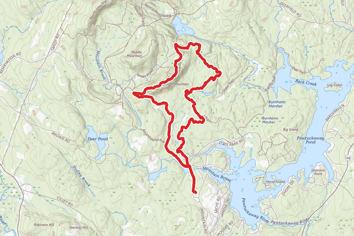 South Mountain via Mountain and Woronoco Loop