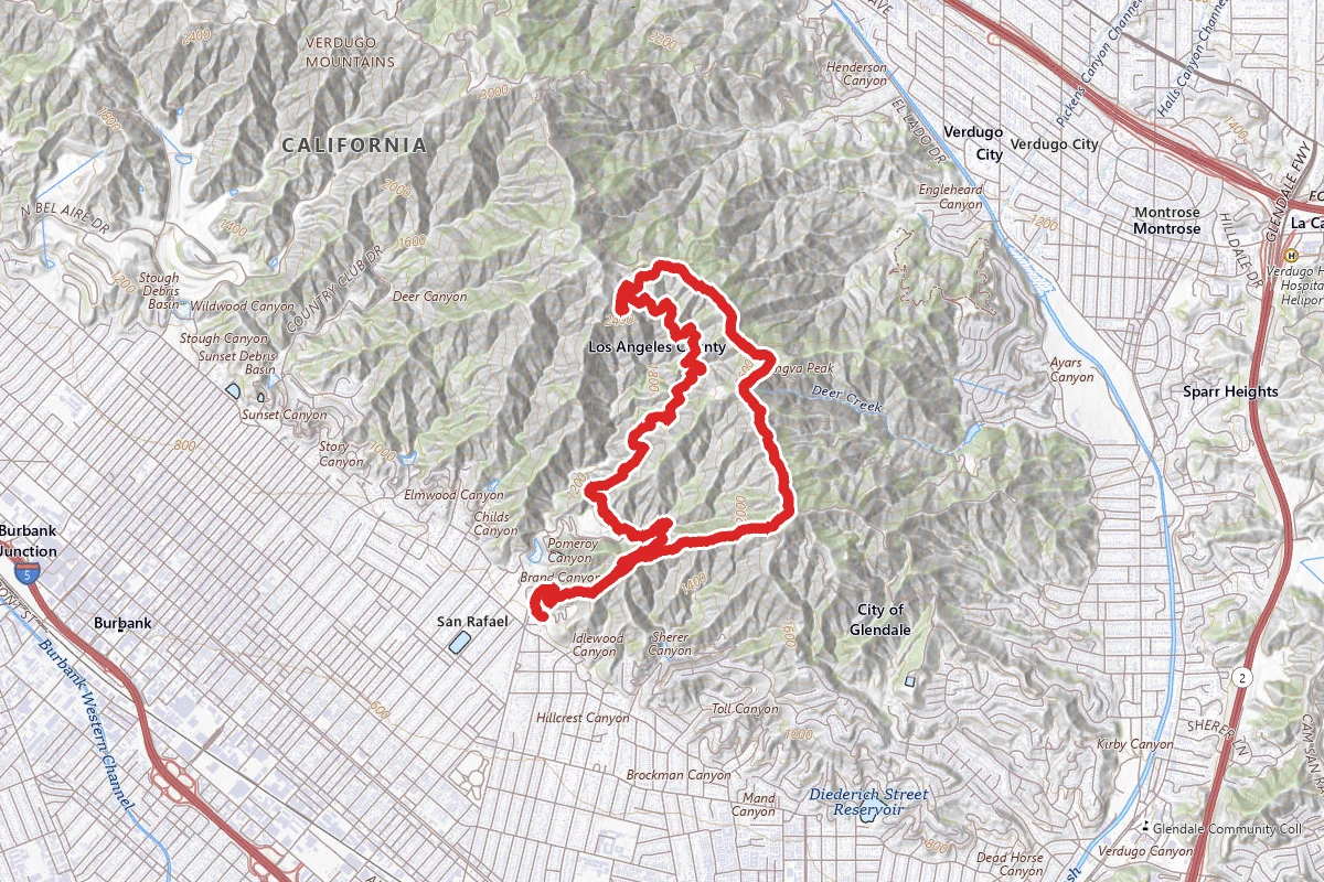 Mount Thom and Tongva Peak Loop