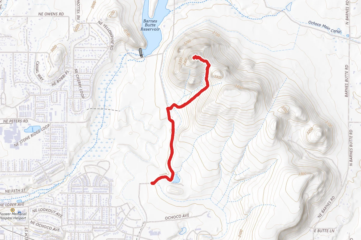 Barnes Butte