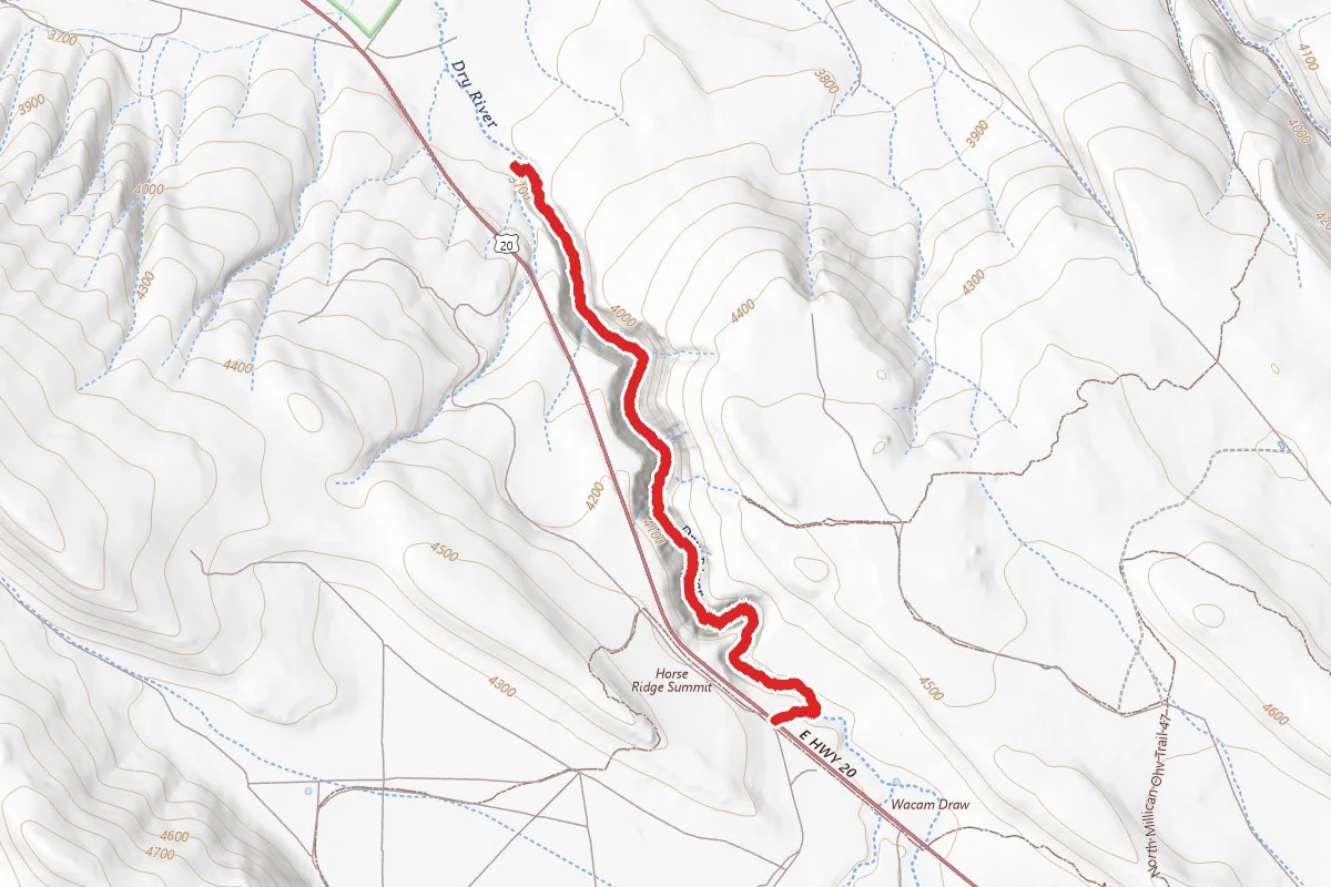 Dry River Canyon Trail