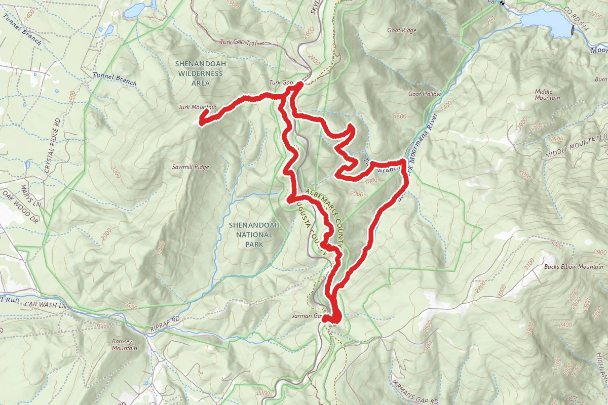 Jarman to Turk's Mountain Loop