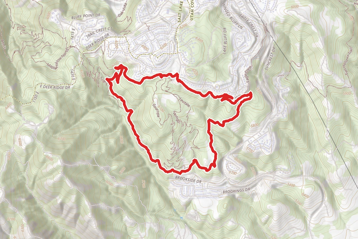 Woods Hollow, Eagle Crest, and South Maple Hollow Loop