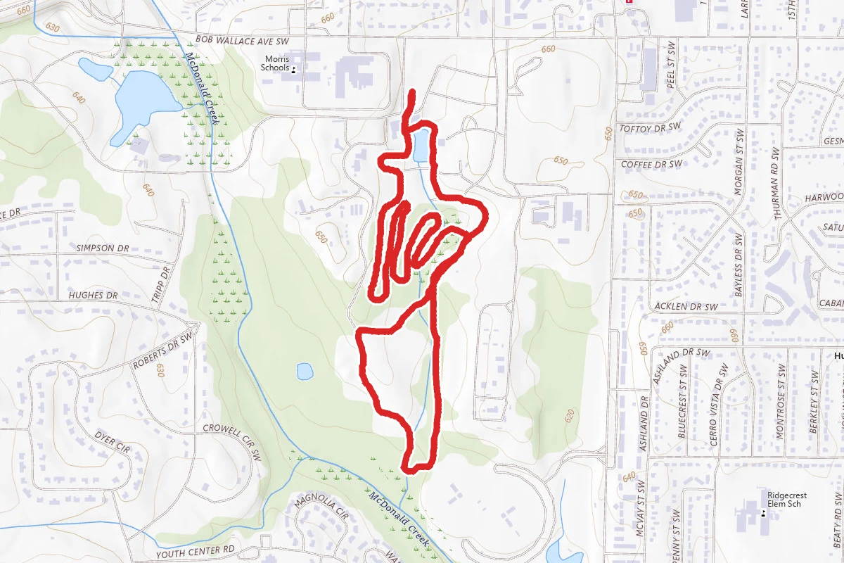 Huntsville Botanical Trail