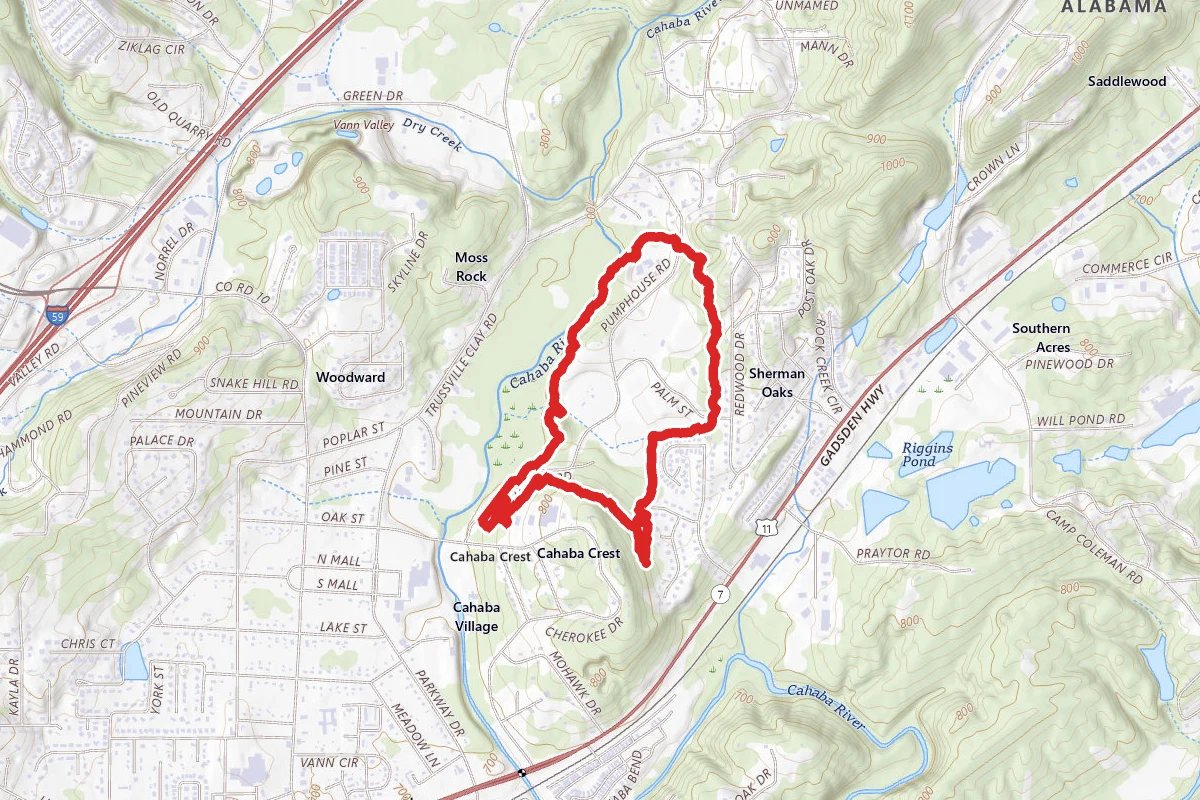Trussville Sports Complex Trails Loop
