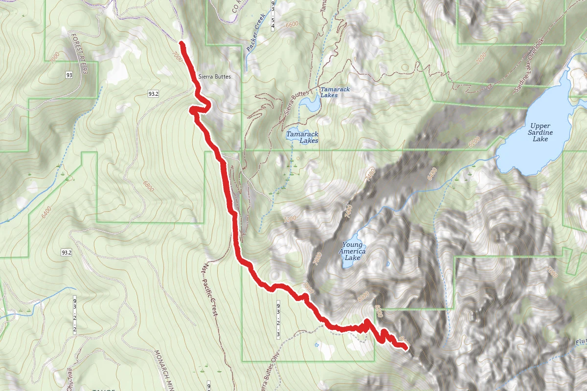Sierra Buttes Lookout Trail