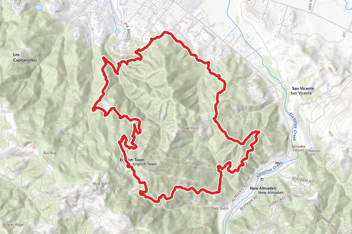 Viri O. Norton, Hacienda, English Camp and Randol Trail Loop