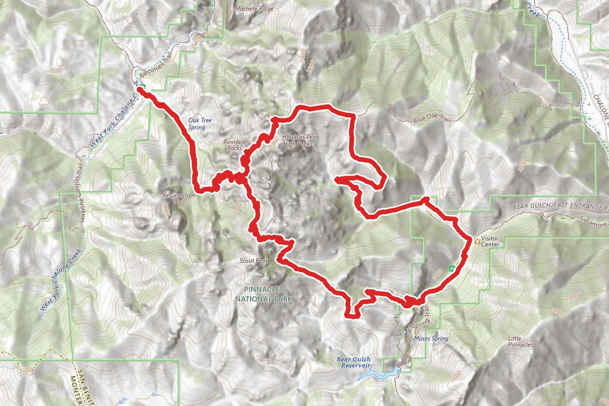 Juniper Canyon Trail to High Peaks Trail Loop