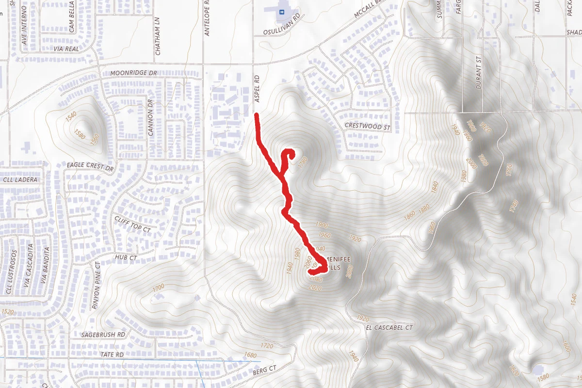 Antelope Ridge Cave Trail