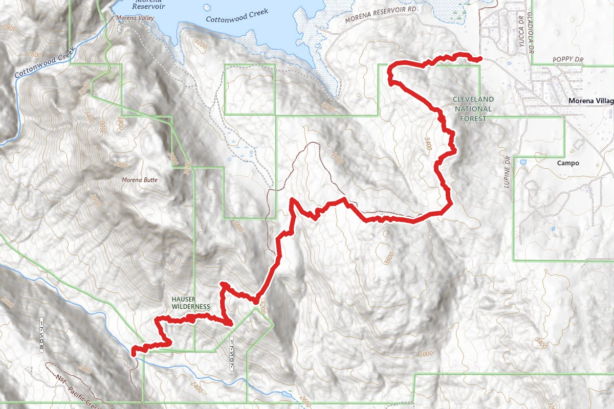 Hauser Canyon Trail