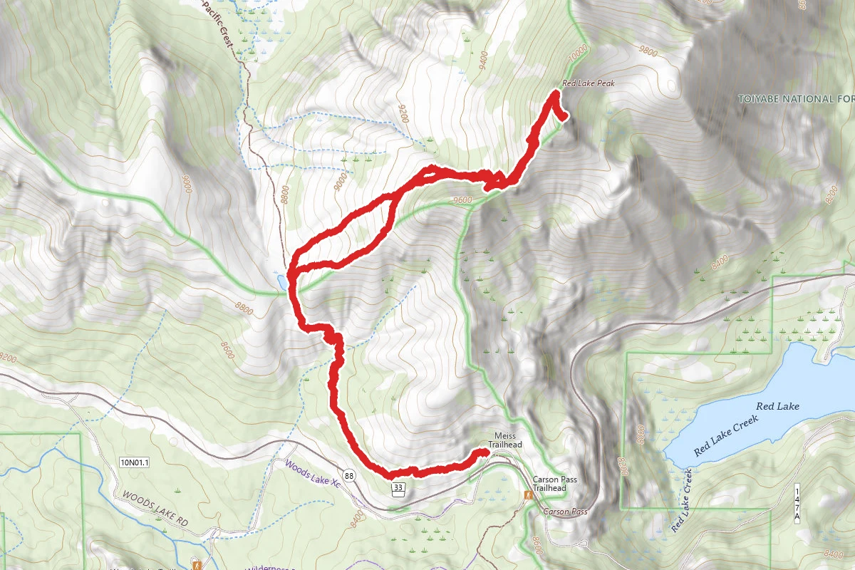 Red Lake Peak Trail