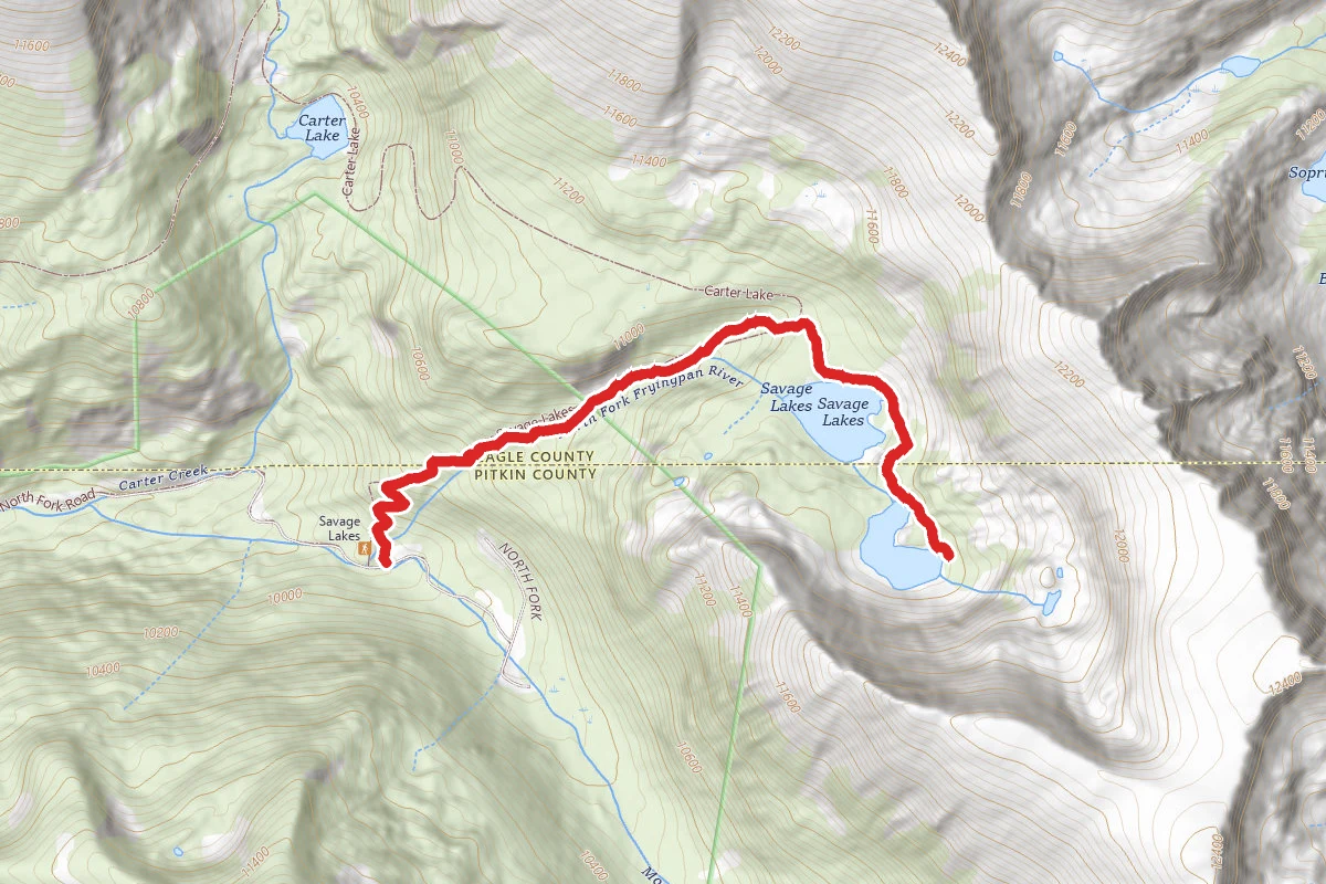Savage Lakes Trail